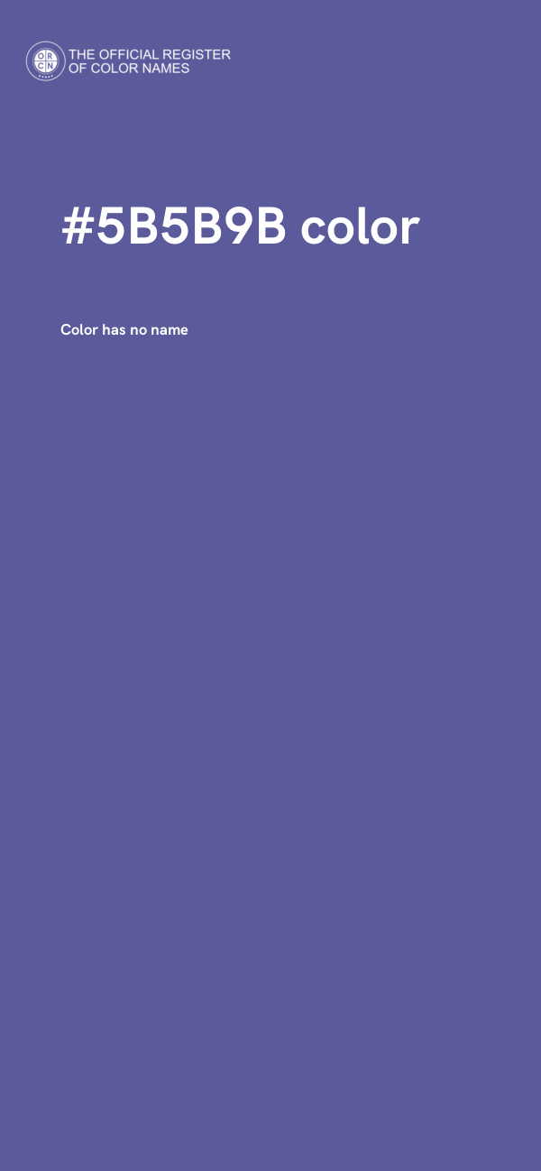 #5B5B9B color image