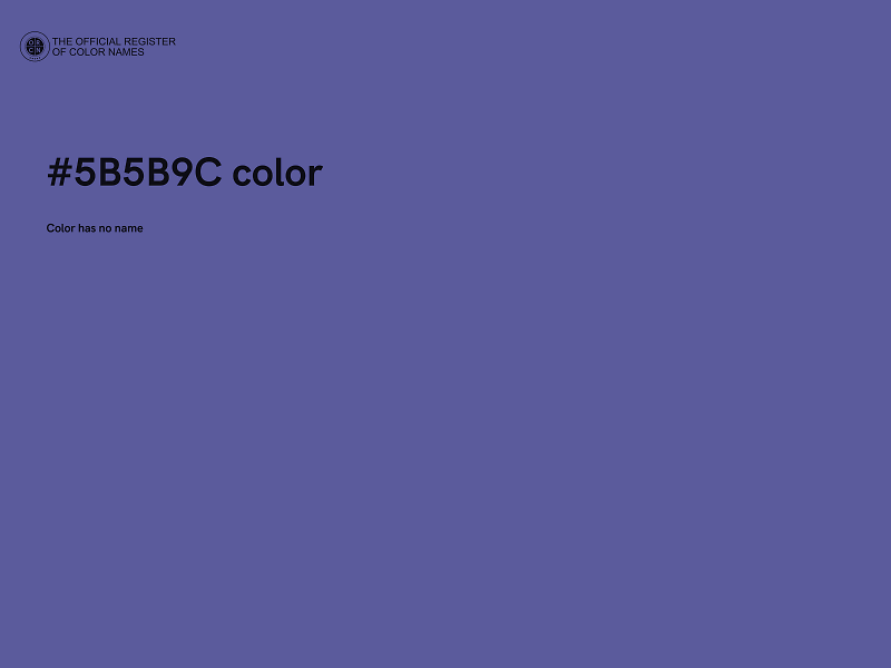 #5B5B9C color image