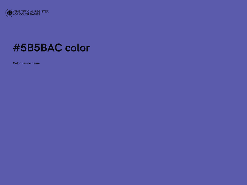 #5B5BAC color image