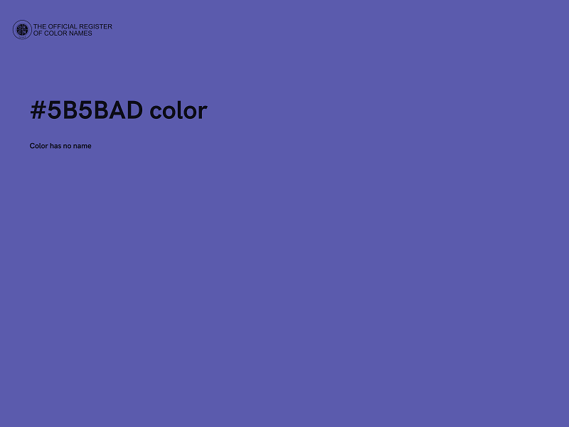 #5B5BAD color image