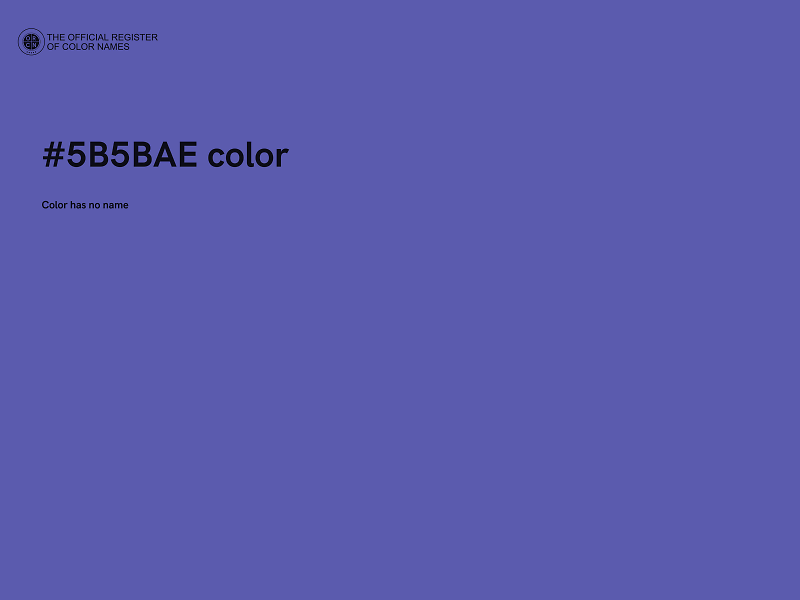 #5B5BAE color image