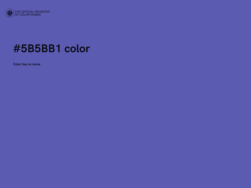 #5B5BB1 color image