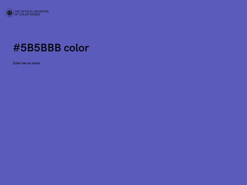 #5B5BBB color image