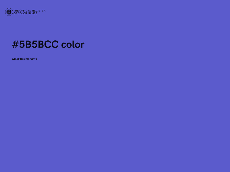 #5B5BCC color image
