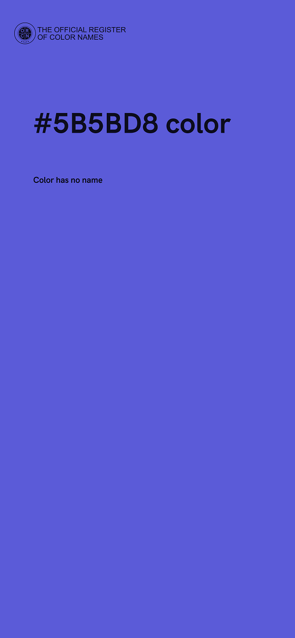#5B5BD8 color image