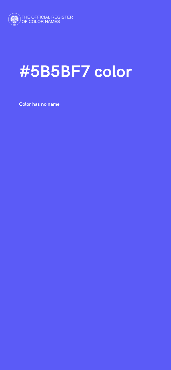 #5B5BF7 color image