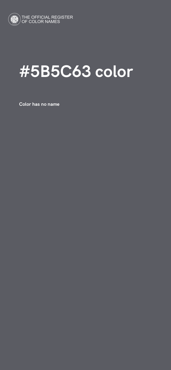 #5B5C63 color image