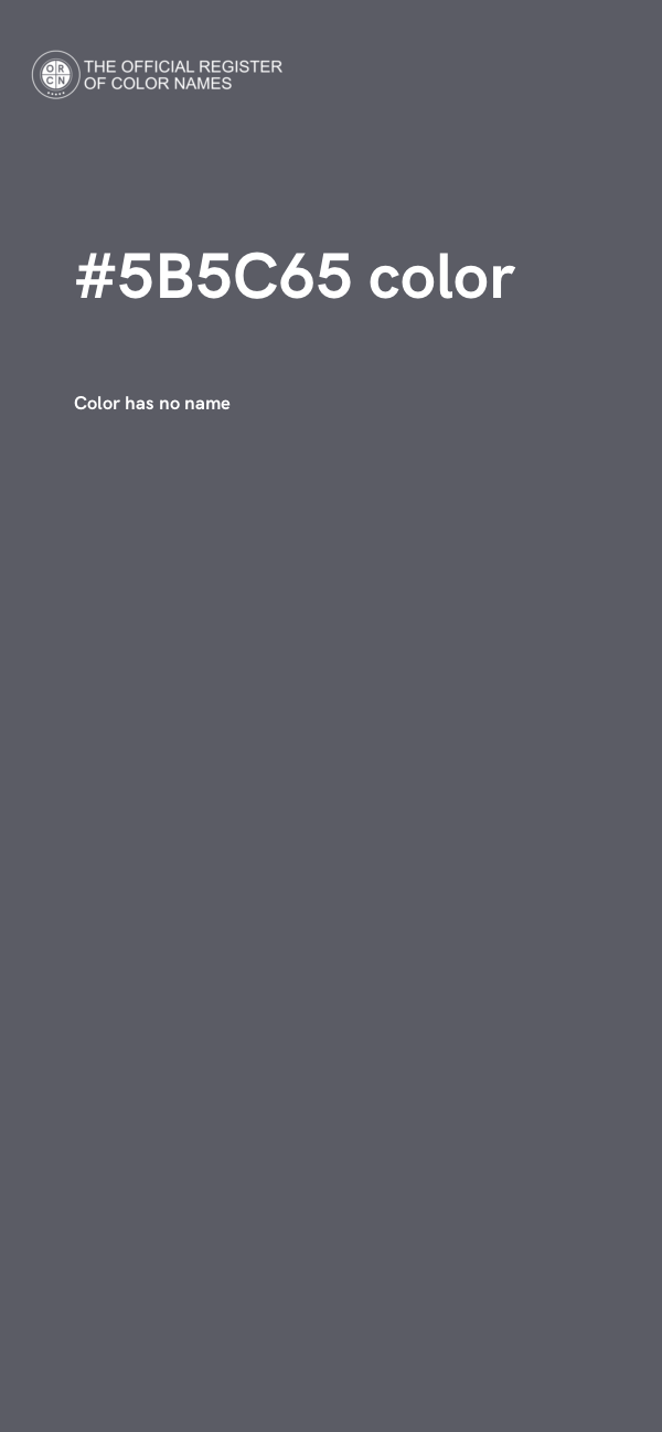 #5B5C65 color image
