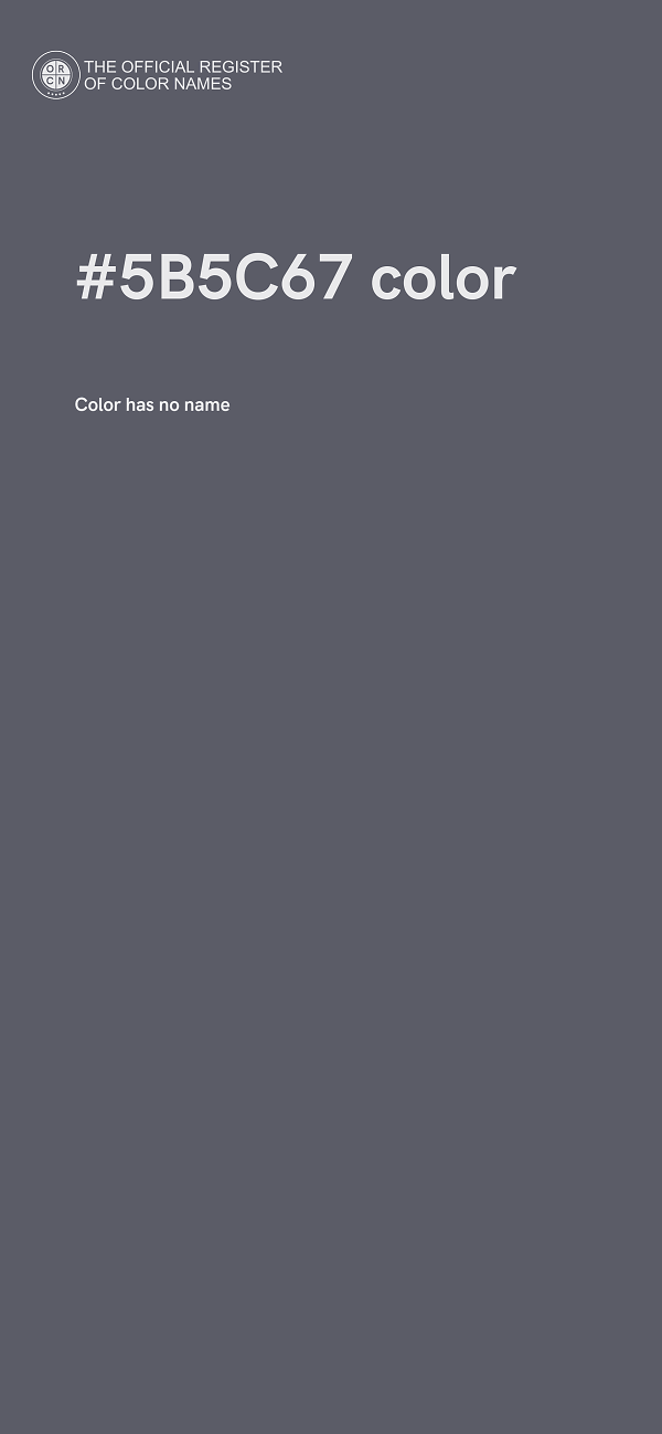 #5B5C67 color image