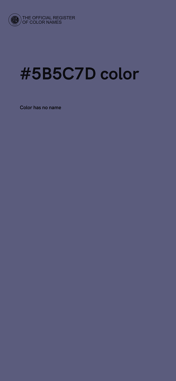 #5B5C7D color image