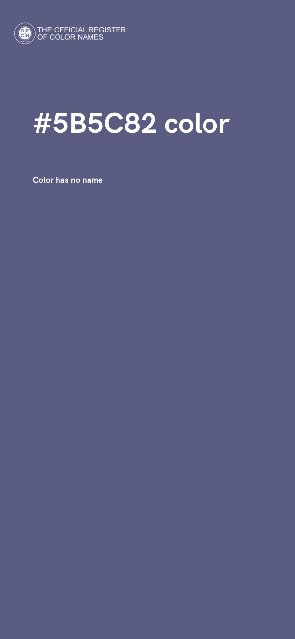 #5B5C82 color image