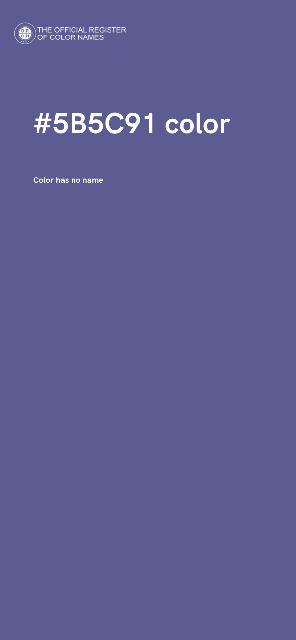 #5B5C91 color image
