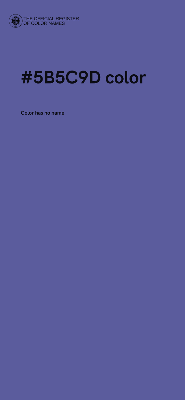 #5B5C9D color image
