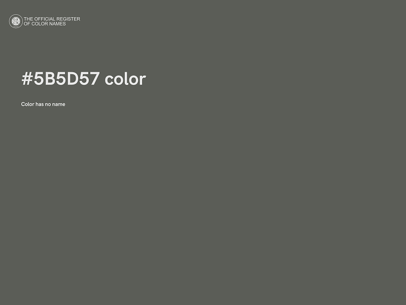 #5B5D57 color image