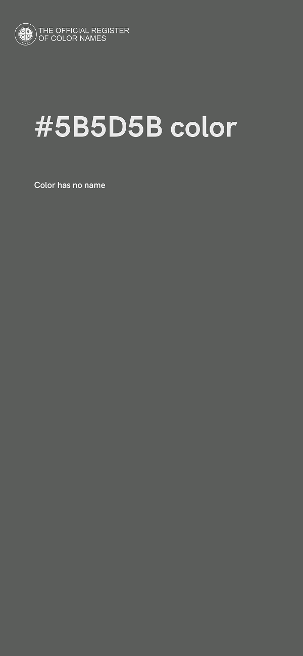 #5B5D5B color image