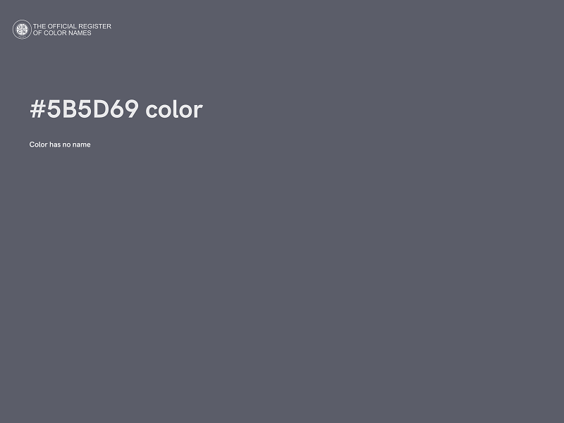 #5B5D69 color image