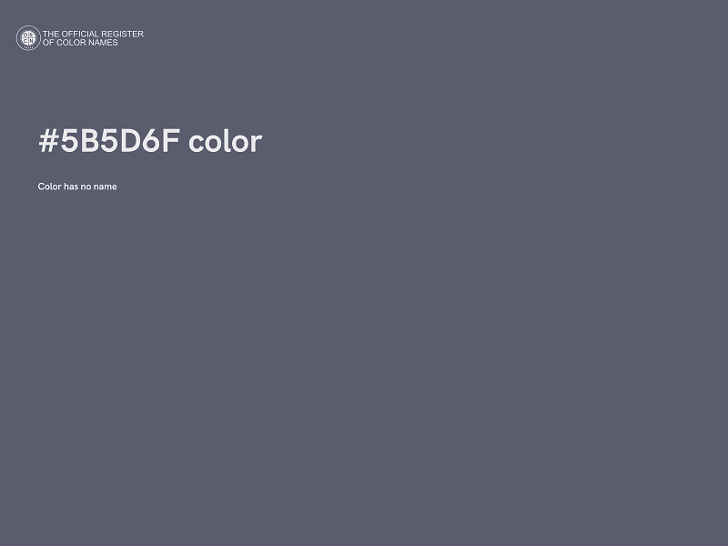 #5B5D6F color image