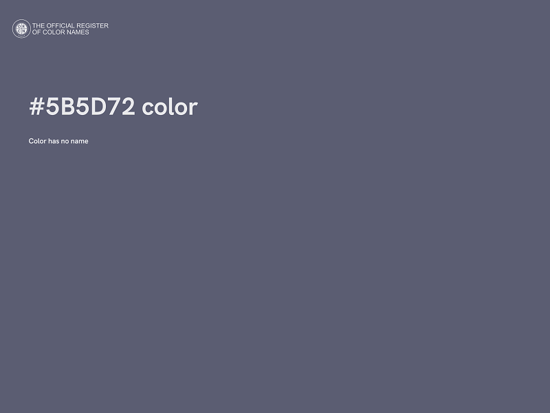 #5B5D72 color image