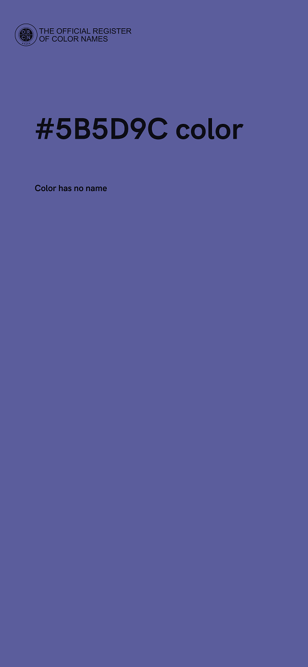 #5B5D9C color image