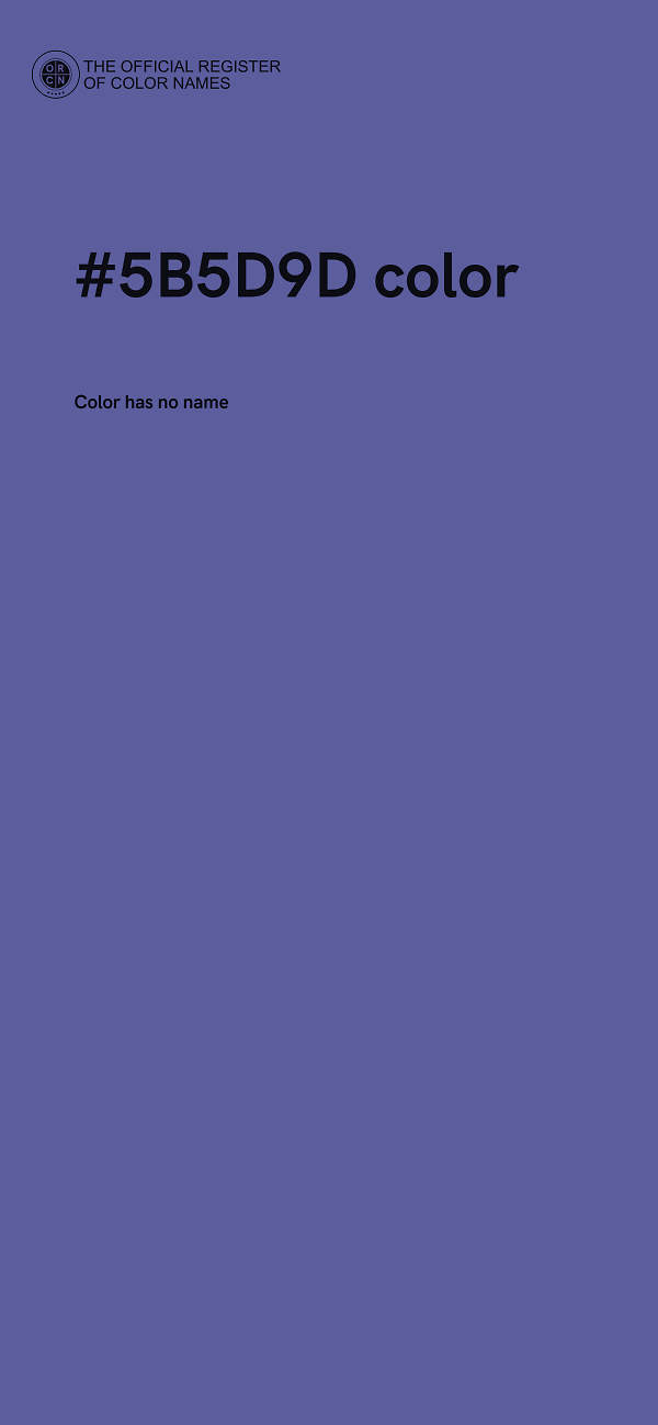 #5B5D9D color image