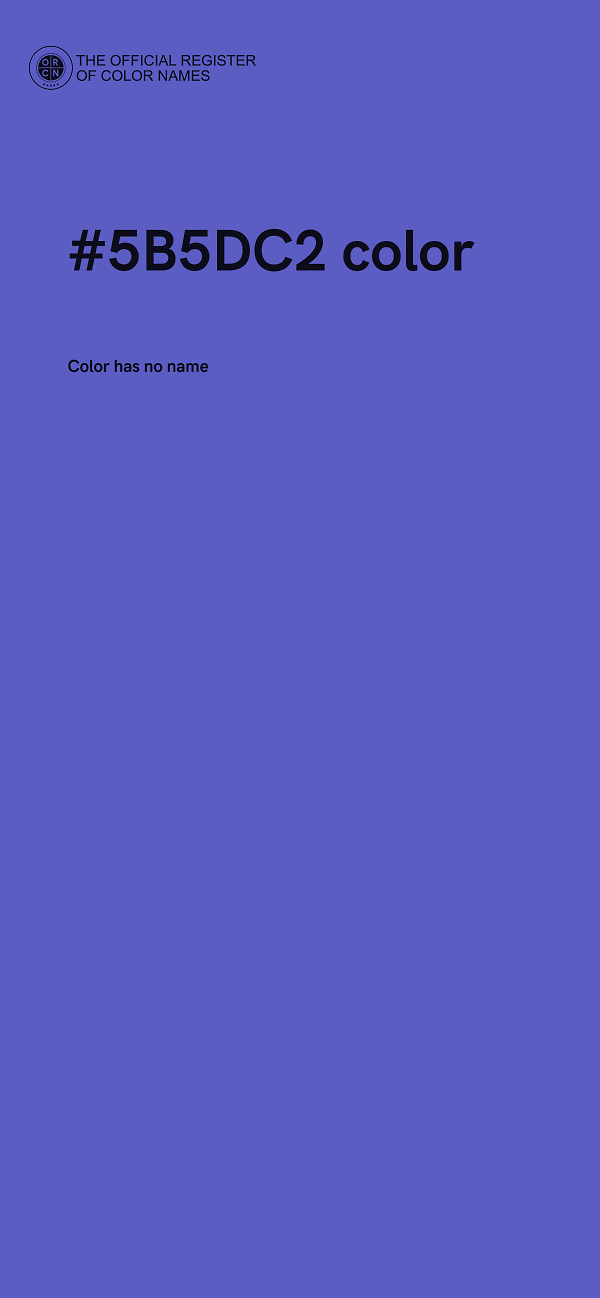 #5B5DC2 color image