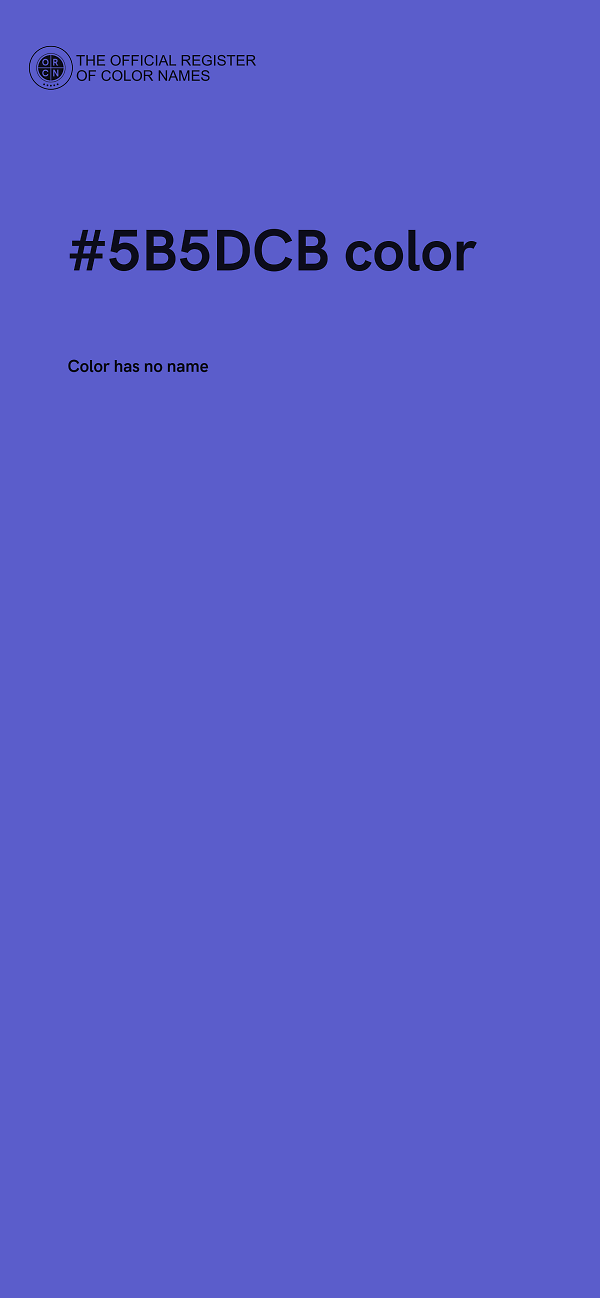 #5B5DCB color image