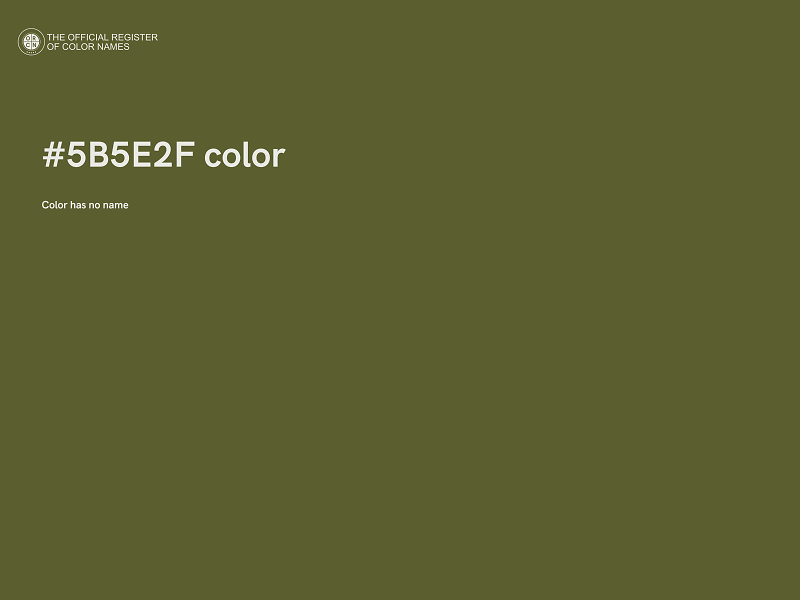 #5B5E2F color image