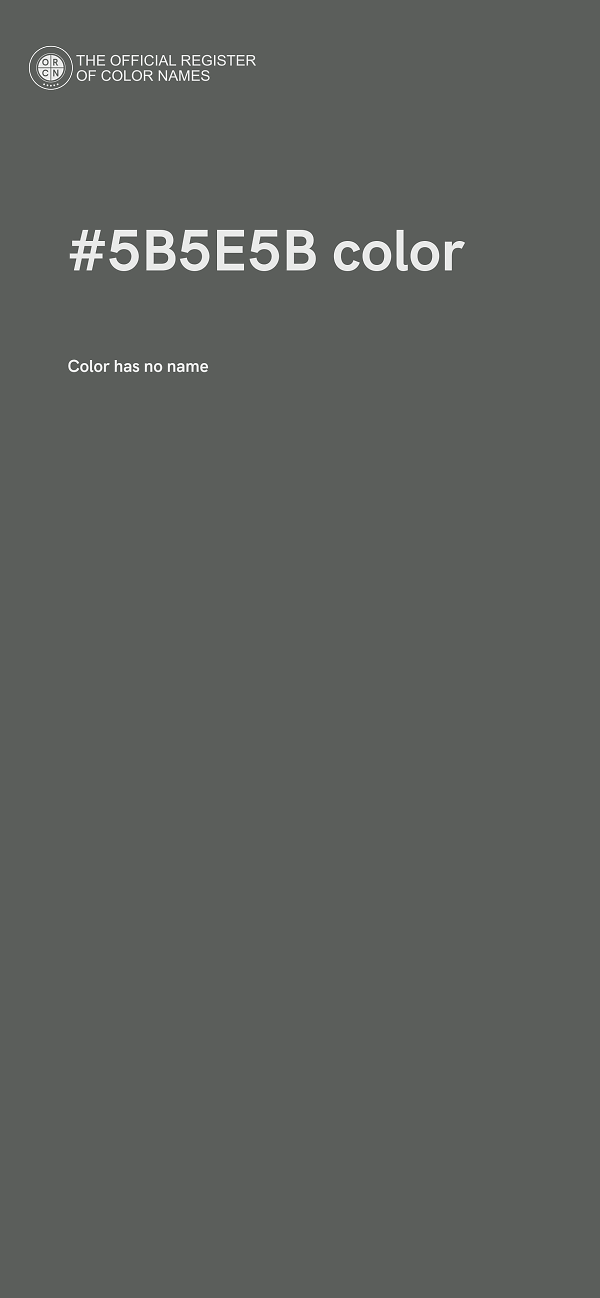 #5B5E5B color image