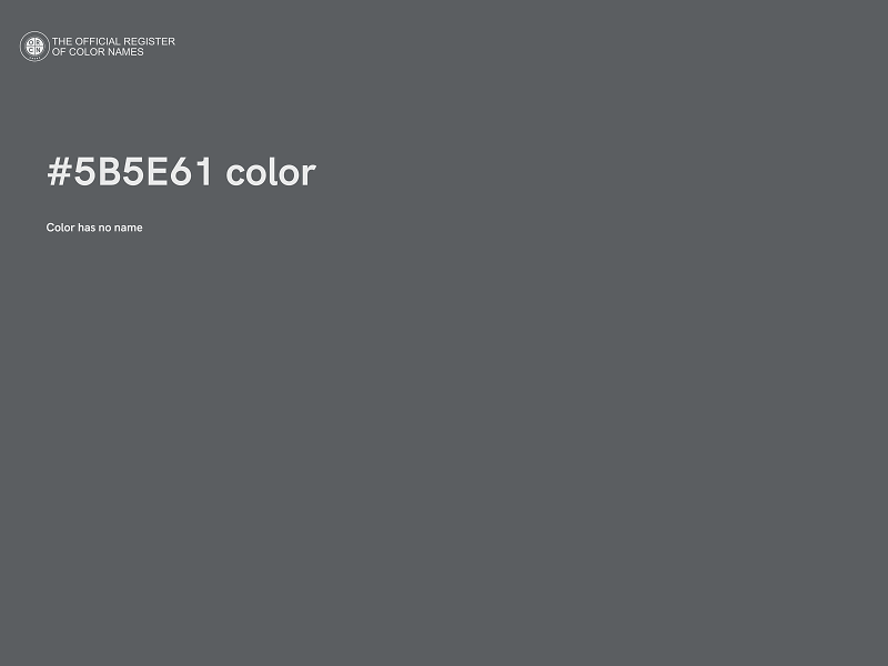 #5B5E61 color image