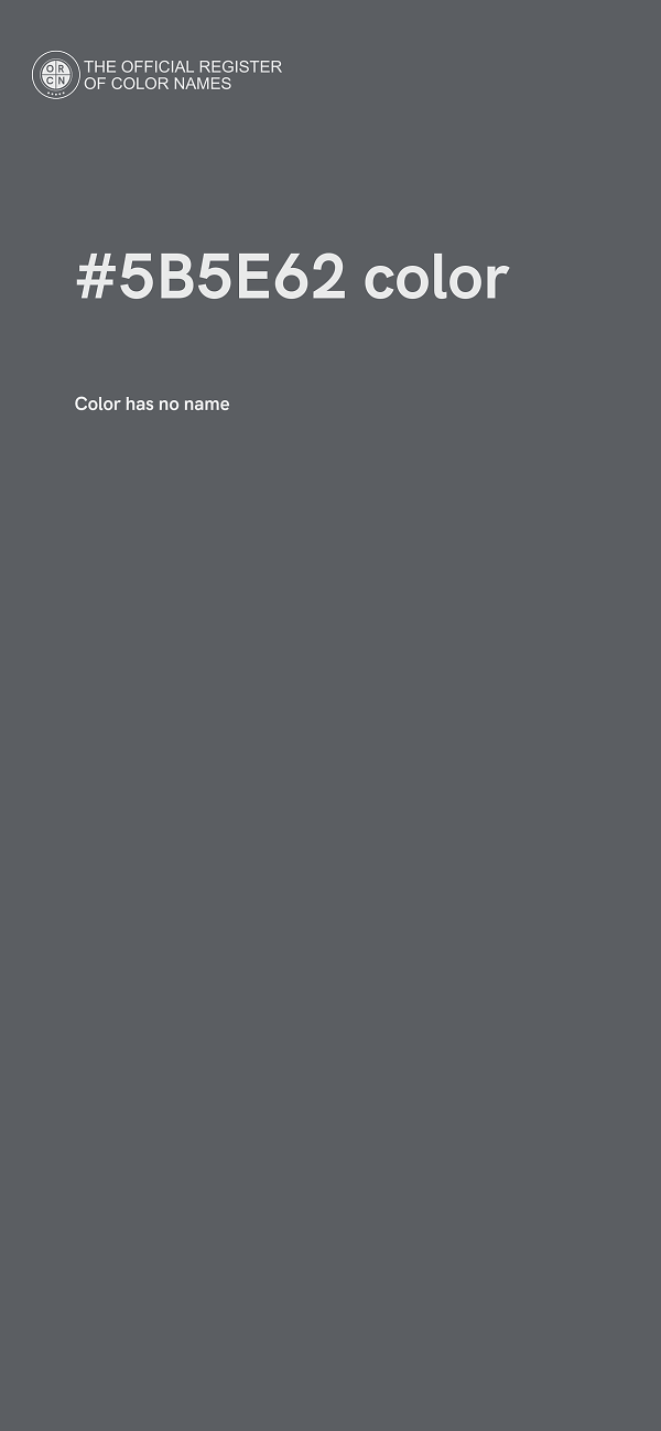 #5B5E62 color image