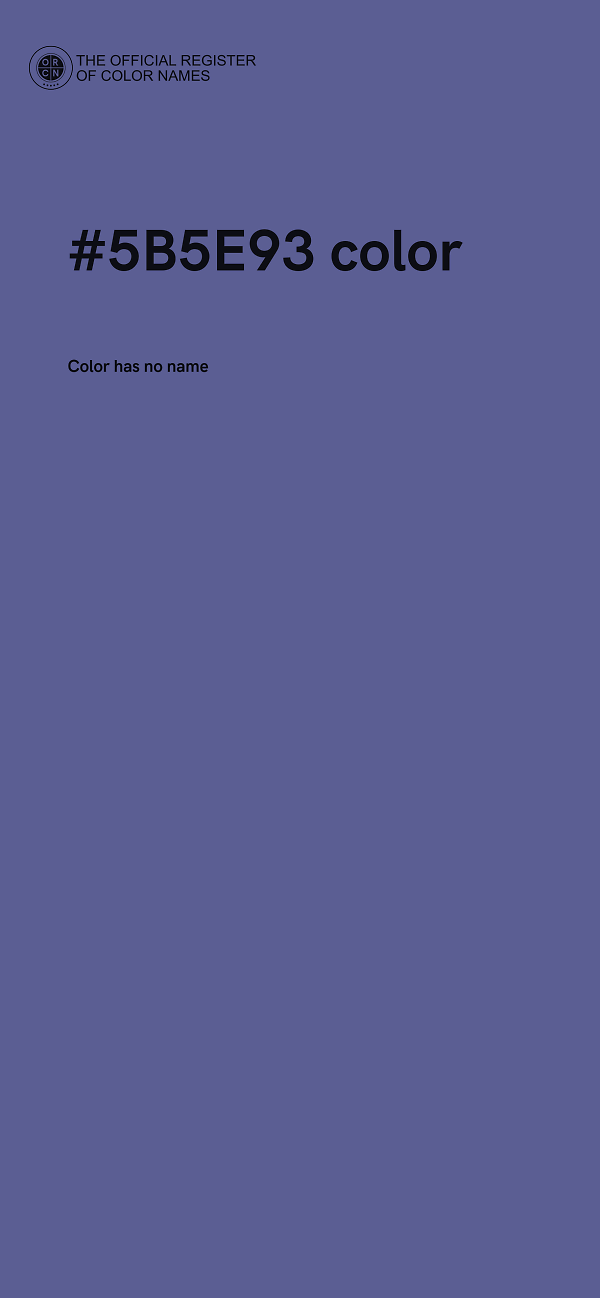 #5B5E93 color image