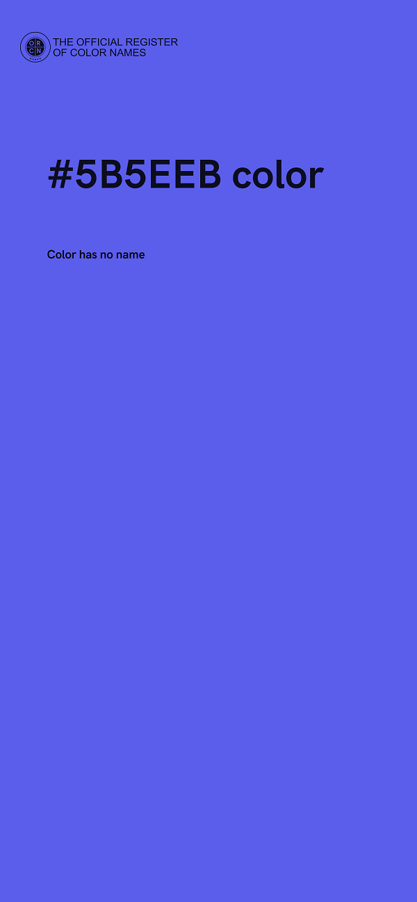 #5B5EEB color image