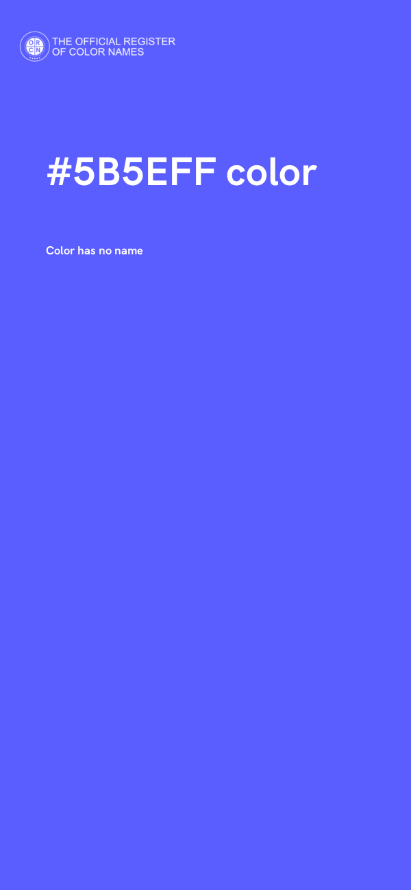 #5B5EFF color image