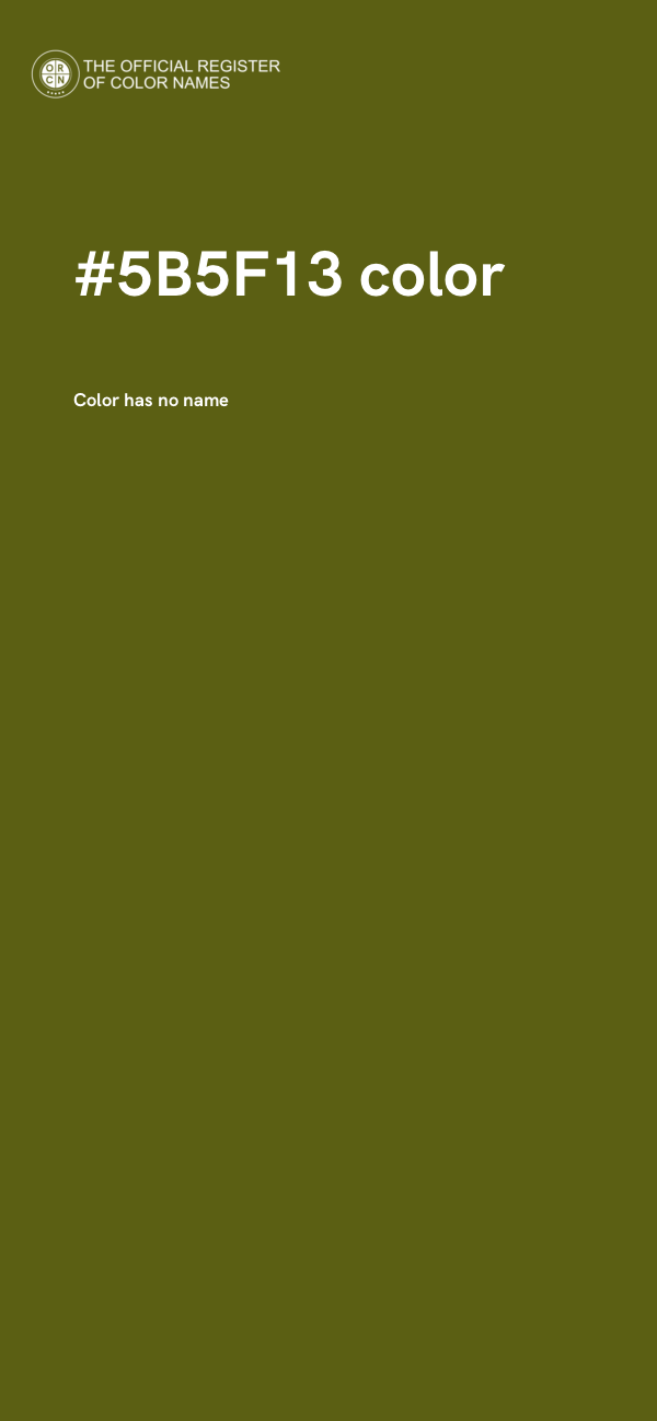 #5B5F13 color image