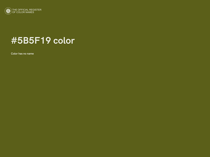 #5B5F19 color image