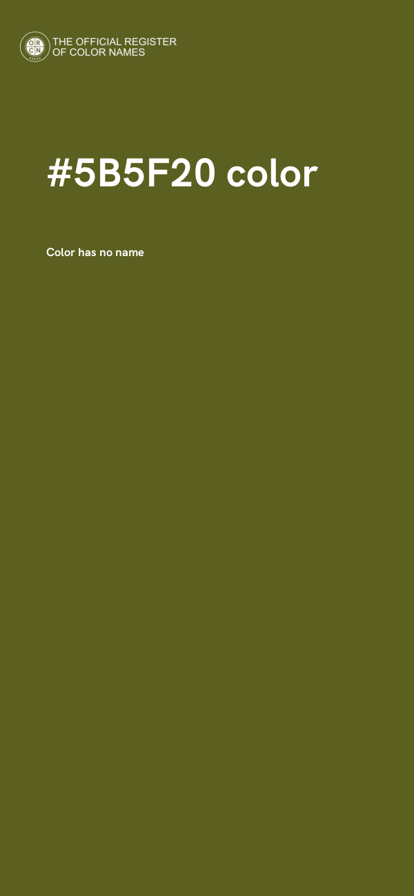 #5B5F20 color image