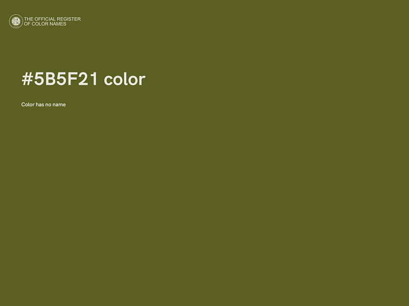 #5B5F21 color image