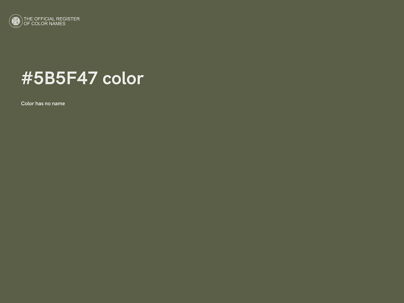 #5B5F47 color image