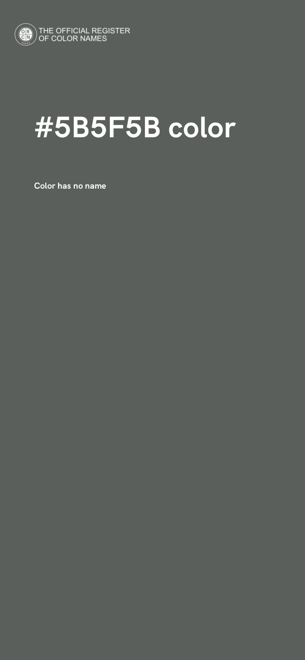#5B5F5B color image