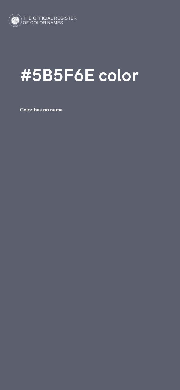 #5B5F6E color image