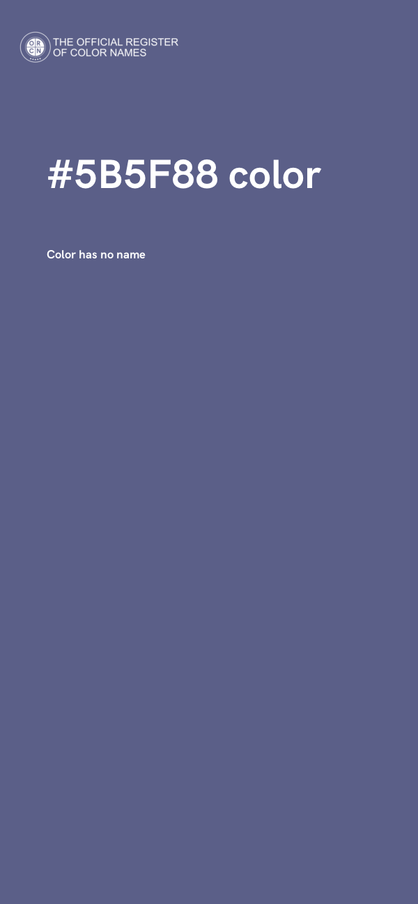 #5B5F88 color image