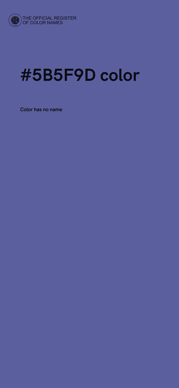 #5B5F9D color image