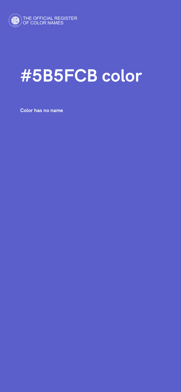 #5B5FCB color image