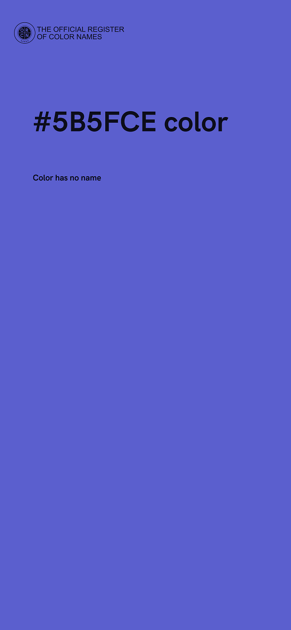 #5B5FCE color image