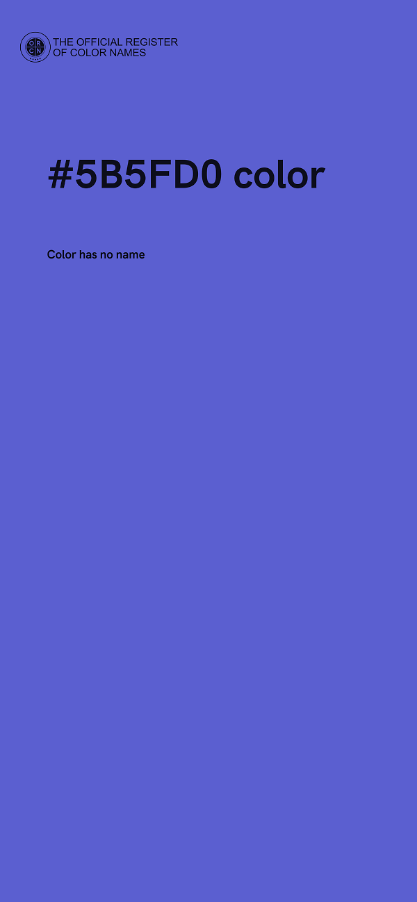 #5B5FD0 color image