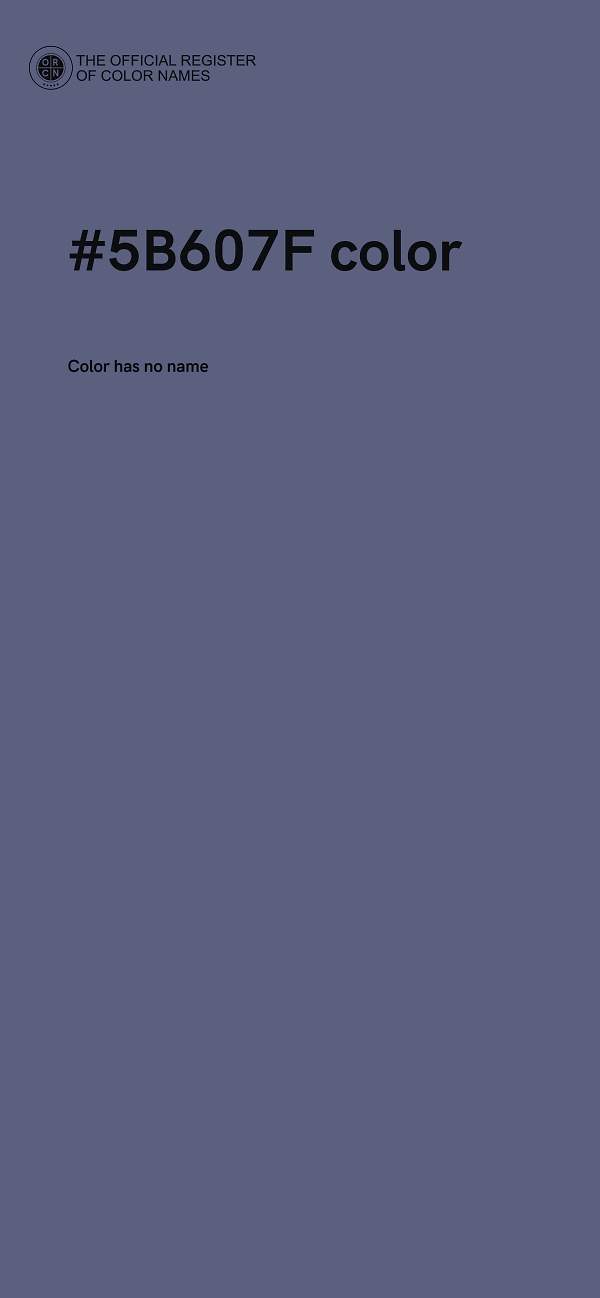 #5B607F color image
