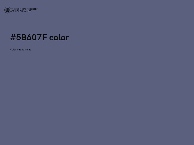 #5B607F color image