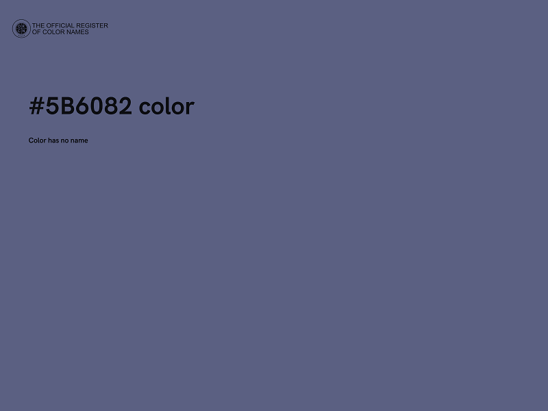 #5B6082 color image