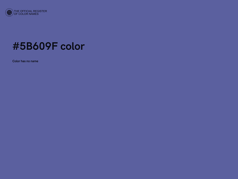 #5B609F color image