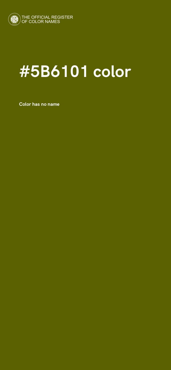 #5B6101 color image